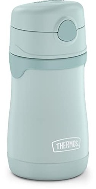 THERMOS BABY Garrafa Isolada Canudo 293ml Aço Inox Menta - Mantém Bebidas Frias por 12h - imagem 4