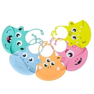 Babador de Silicone Papi Monstrinhos Baby com Bolso – Proteção e Estilo na Hora da Papinha - imagem 3
