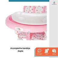Cadeira de Alimentação Flash Baby Rosa - Conforto e Segurança para Bebês - imagem 4