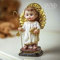 Imagem de São Rafael Arcanjo Baby em Resina 12cm - Decoração Sagrada Importada - imagem 3