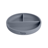 Freso Baby Prato Alimentar em Silicone Atóxico com Ventosa e Divisória - Seguro e Antibacteriano - imagem 1
