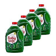 Baby Soft Líquido: 4x3L de Limpeza Suave - imagem 1
