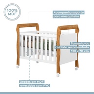Berço Mini Cama 3 em 1: Soninho Tigus Baby - imagem 2