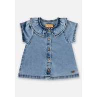 Conjunto Jeans Bebê Menina: Conforto e Estilo Up Baby - imagem 2