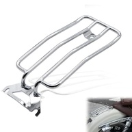 Suporte de Bagagem Clássico Prata para Harley Heritage Softail & Deluxe 00-17 - imagem 2