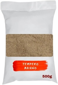 Tempero Baiano em Pó, Condimento Tradicional, Embalagem 500g - imagem 1