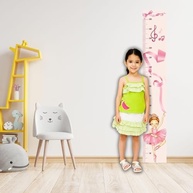Adesivo de Parede Bailarina com Régua de Crescimento Infantil - 150x25cm | Decoração Criativa e Funcional para Quartos de Criança - imagem 3