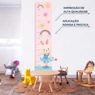 Adesivos Decorativos Régua de Crescimento Bailarina Infantil - Lavável, Seguro e Fácil de Aplicar - imagem 5
