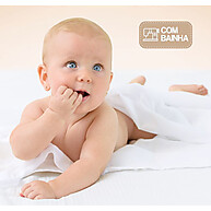 Fralda Premium e Luxo Papi: 100% Algodão com Bainha - imagem 1
