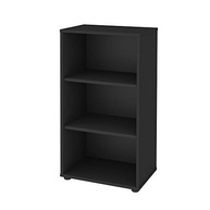 Estante Livreiro Baixa Multiuso 3 Nichos - Preta - Clean Artany - imagem 5