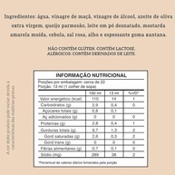 Molho Salada Caesar Queijo Parmesão e Especiarias 280ml Guppy - Baixo Sódio - imagem 3