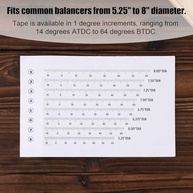 Fita de Sincronização para Balanceador Harmônico - Precisão de 1° para Motores - imagem 5