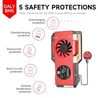DALY BMS 12V 500A LiFePO4: Controle Inteligente WiFi/Bluetooth com Balanceamento Ativo 5A para Baterias AGM Marine - imagem 4