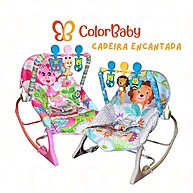 Balanço Bebê ColorBaby: Relax, Música e Diversão! - imagem 1