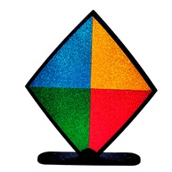 Balão Junino de MDF com Glitter – Decore sua Festa! - imagem 1
