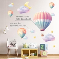 Kit Adesivos Balão Lavável Infantil - Decoração Segura e Criativa para Quarto de Criança - imagem 4