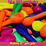 Balão Neon 5" Brilha na Luz Negra – Kit com até 250 Unidades - imagem 1