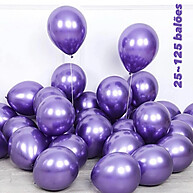 Balão Pic Pic Violeta Off – Brilho Cromado para Festas - imagem 1