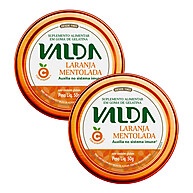 Balas de Gelatina Valda com Vitamina C – Sabor Laranja Mentolada - imagem 1