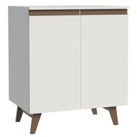 Balcão Madesa Reims 70 cm 2 Portas – Design Moderno e Resistente em Branco - imagem 1