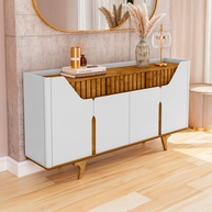 Balcão Buffet Ripado: Organize e Decore! - imagem 1