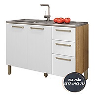 Balcão de Cozinha 1,20m Versalhes: Praticidade e Elegância - imagem 1