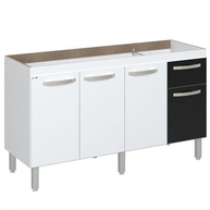 Balcão de Cozinha 143cm: Organize com Estilo! - imagem 1