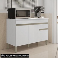 Balcão de Cozinha 150cm Lina K02: Organize com Estilo! - imagem 1