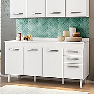 Balcão de Cozinha 150cm Lisboa: Organize com Estilo! - imagem 1
