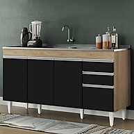 Balcão de Cozinha 150cm: Organize e Decore! - imagem 1