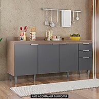 Balcão de Cozinha 180cm Pérola Z34 - imagem 1