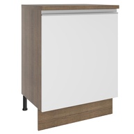 Balcão de Cozinha 60cm: Rustic/Branco Glamy Madesa - imagem 1