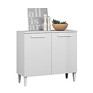 Balcão de Cozinha Branco Isabelle: Organize com Estilo! - imagem 1