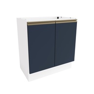 Balcão de Cozinha Celeste 80cm: Branco/Azul Moderno - imagem 1