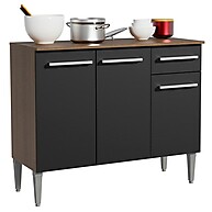 Balcão de Cozinha Emilly Madesa: 3 Portas + 1 Gaveta - imagem 1