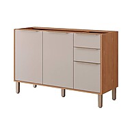 Balcão de Cozinha Esplêndida 120cm: Freijo/Off White - imagem 1