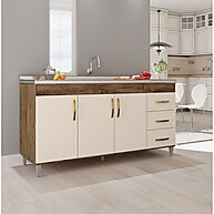Balcão de Cozinha Luana 158cm: Organize e Decore! - imagem 1