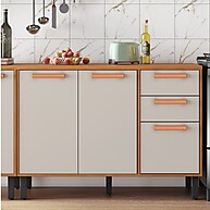 Balcão de Cozinha Nápoles 120cm: Organize com Estilo! - imagem 1