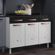 Balcão de Cozinha Triplo: Organize e Decore! - imagem 1