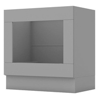 Balcão de Forno 80cm Americana Cinza Henn - imagem 1