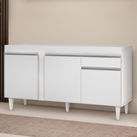 Balcão de Pia 150cm Dakota Branco – Lumil - imagem 1