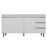 Balcão de Pia Andréia 150 cm Branco – Modernize sua Cozinha - imagem 1