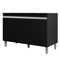 Balcão de Pia Preto Fosco 120cm: Organize sua Cozinha! - imagem 1