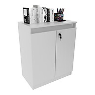 Balcão Escritório Branco com Chave – CR25046 - imagem 1