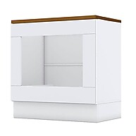 Balcão Forno de Embutir Americana Branco com Tampo para Cooktop - Henn - imagem 1
