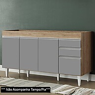 Balcão Gabinete 150cm Marrocos: Praticidade e Estilo na Cozinha - imagem 1