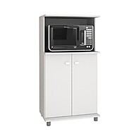 Balcão Multiuso CR20007 Branco: Organização e Estilo na Sua Cozinha - imagem 1