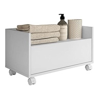 Balcão Gabinete para Banheiro com Rodízios 80cm | Multimóveis V2608 em Branco - imagem 2
