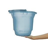 Balde Plástico Azul 8,5L com Alça – Prático e Resistente - imagem 1
