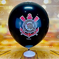 Kit Festa Corinthians com Painel Gigante e 25 Balões - imagem 2